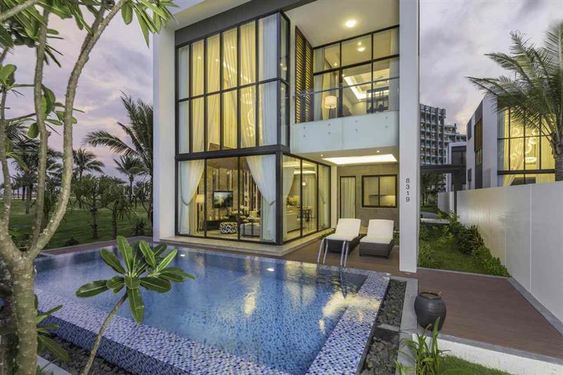 NỘI THẤT, PHỐI CẢNH Ở DỰ ÁN BIỆT THỰ BIỂN VINPEARL NAM HỘI AN
