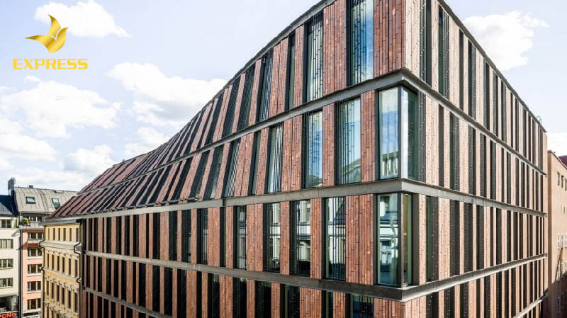Facade chống nắng hình hộp