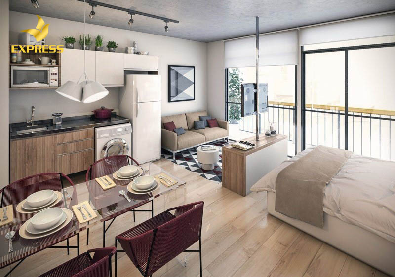 Không gian sử dụng thuận tiện trong sinh hoạt