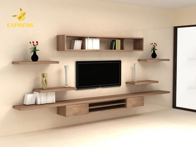 Mẫu kệ gỗ là các thanh ngang đơn giản