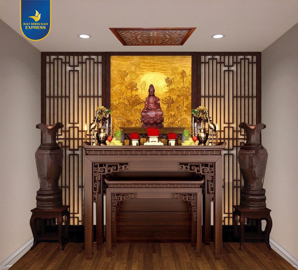 Gợi ý cách bày trí ban thờ gia tiên đơn giản, theo phong thủy