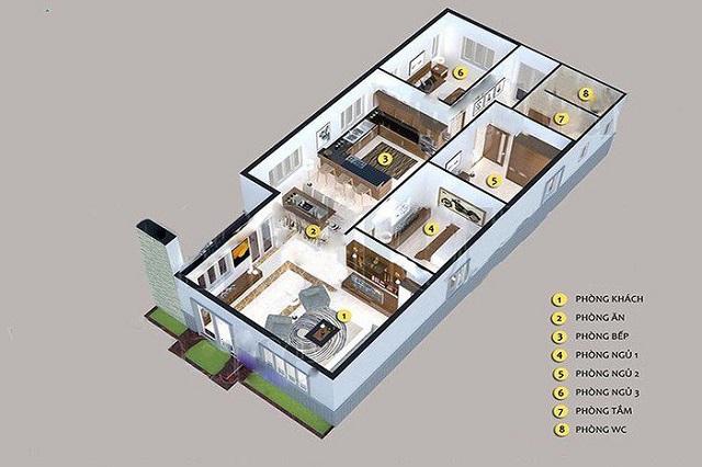 Bản vẽ thiết kế nhà cấp 4 100m2