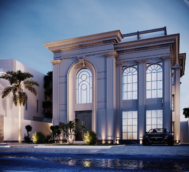 Biệt thự 2 tầng kiểu châu Âu lộng lẫy, xa hoa