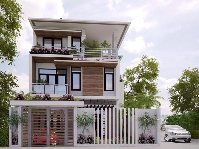 Các loại hình biệt thự mini 100m2 hiện nay và ưu điểm của loại hình biệt thự mini.