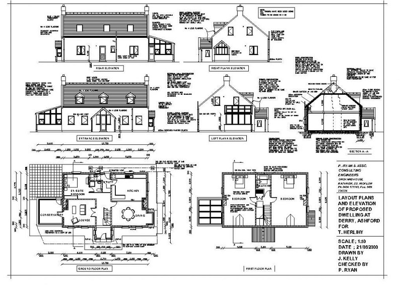 Có bản vẽ kết cấu xây dựng công trình nhà