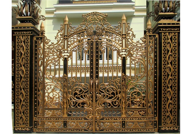 Cổng nhôm đúc cao cấp