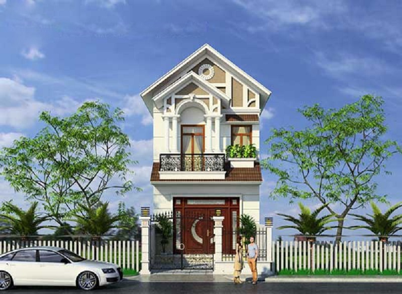 Tổng hợp thông tin nhà ống 2 tầng mái thái mặt tiền
