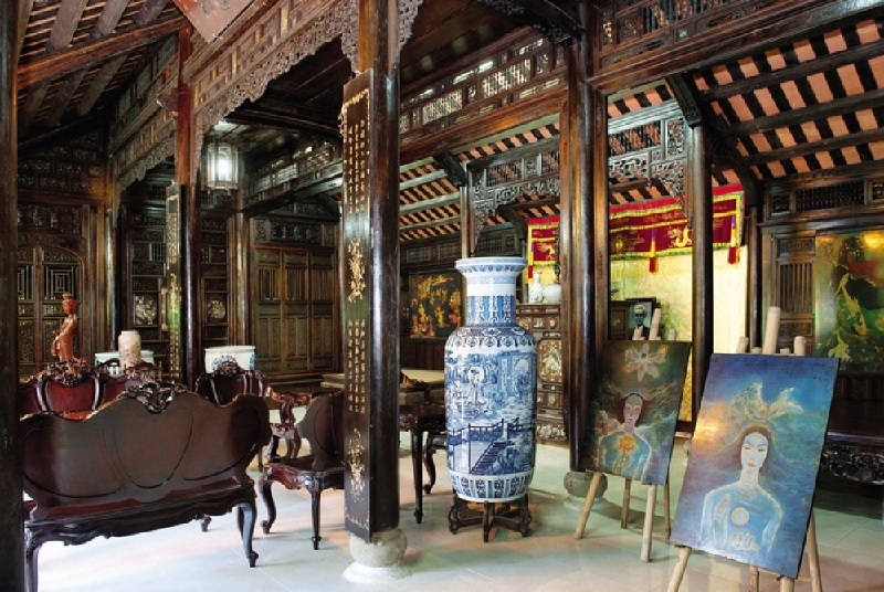 Kiến trúc bên trong nhà rường Huế