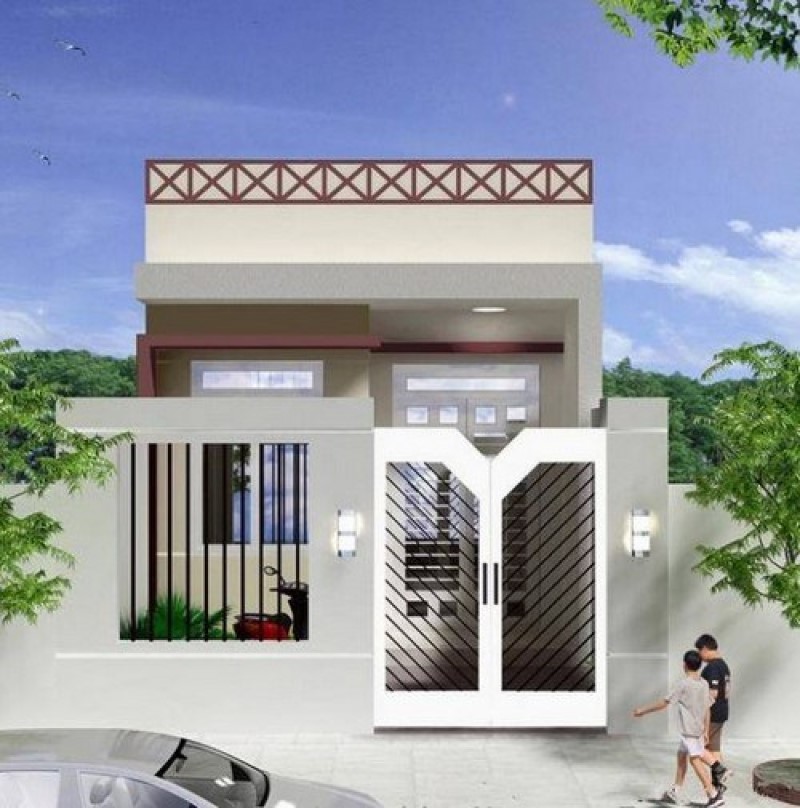 Kiểu nhà một tầng nhỏ gọn và tiện dụng