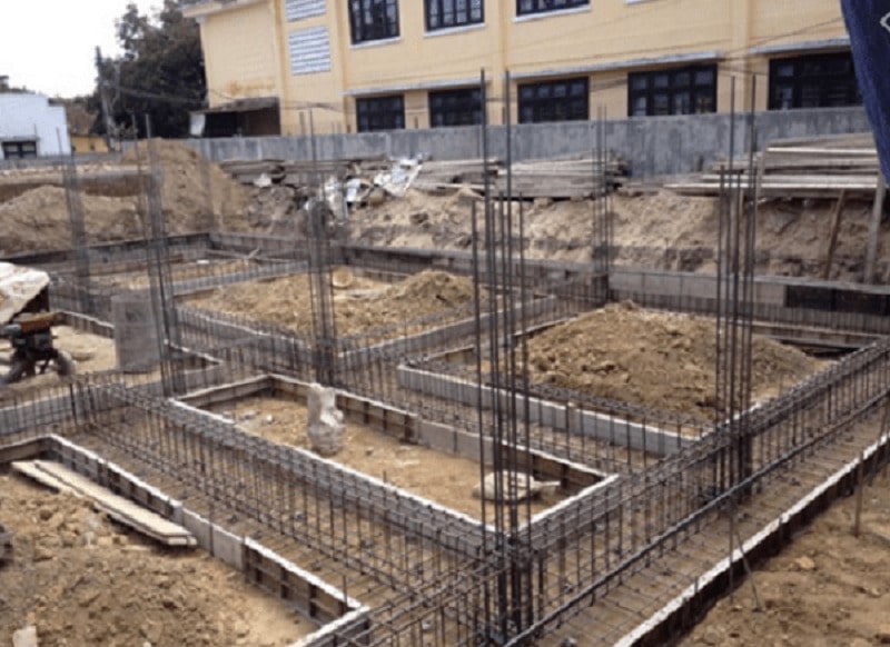 Lựa chọn cách tính toán móng băng dưới hàng cột chính xác