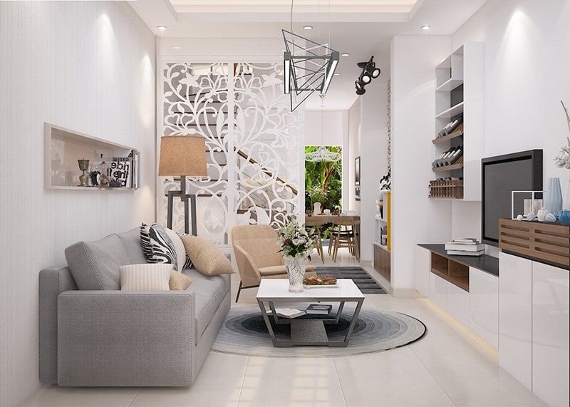 Lựa chọn màu sắc tươi sáng, nhẹ nhàng cho ngôi nhà có diện tích nhỏ
