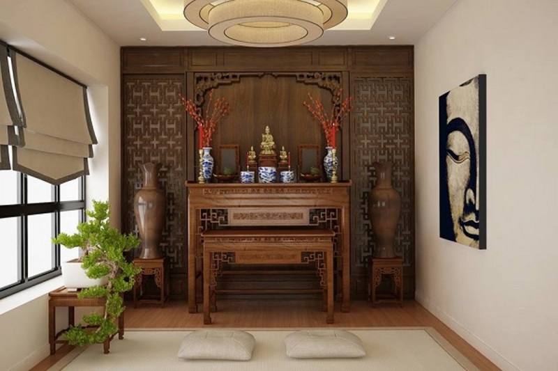 Lưu ý về vị trí đặt bàn thờ hợp phong thủy