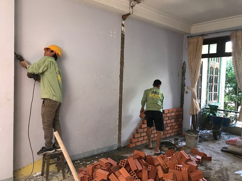 Mẫu bảng dự toán sửa chữa nhà tham khảo
