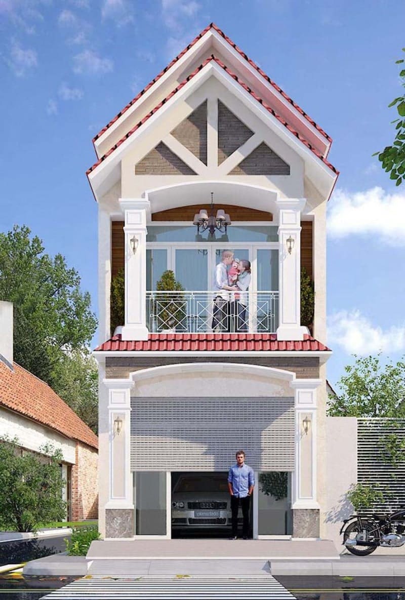 Đặc điểm ưu việt của mẫu nhà ống 2 tầng 4 phòng ngủ 