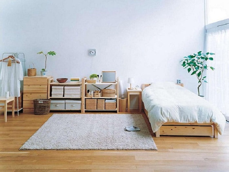 Một chút thiên nhiên đặc trưng trong phòng ngủ kiểu hàn quốc