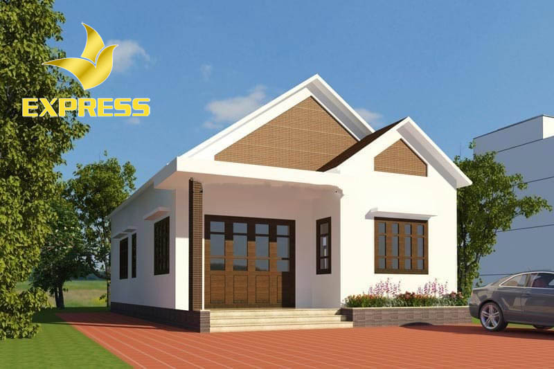 Nhà cấp 4 nông thôn dạng ống