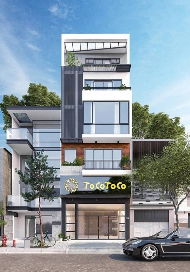 Nhà mặt tiền 2 tầng có diện tích 90m2