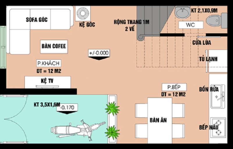 Những lựa chọn kích thước nhà ở theo phong thủy