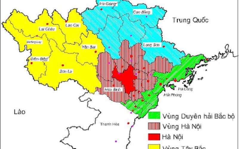 Phân chia theo kinh tế vùng miền
