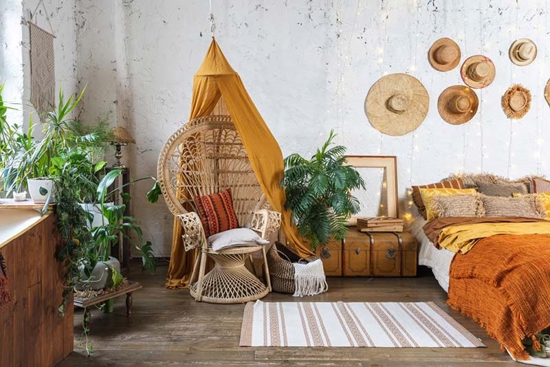 Phong cách bohemian trong nội thất - xu hướng thời thượng