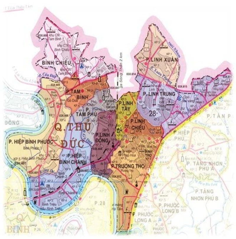 Quy hoạch phường Hiệp Bình Chánh