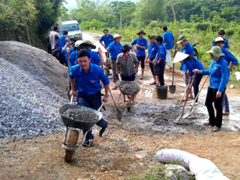 Thanh niên chung tay xây dựng đất nước