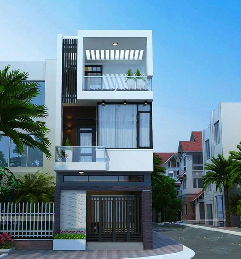 Những mẫu thiết kế nhà ống 3 tầng phong cách hiện đại không nên bỏ qua