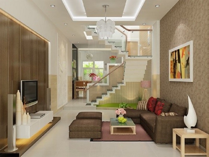 Trang trí nhà bằng nội thất gỗ chủ đạo