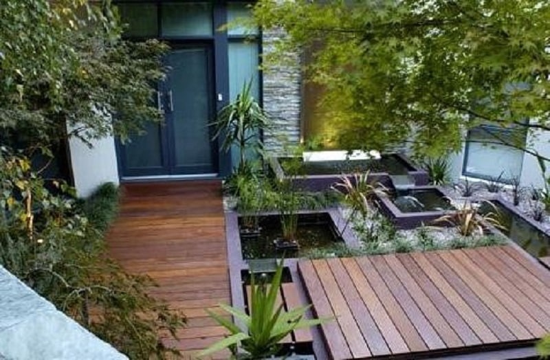 Trong căn nhà sẽ có khá nhiều vị trí trồng cây xanh