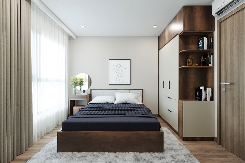 Bí quyết về cách bố trí tủ quần áo trong phòng ngủ hợp phong thủy