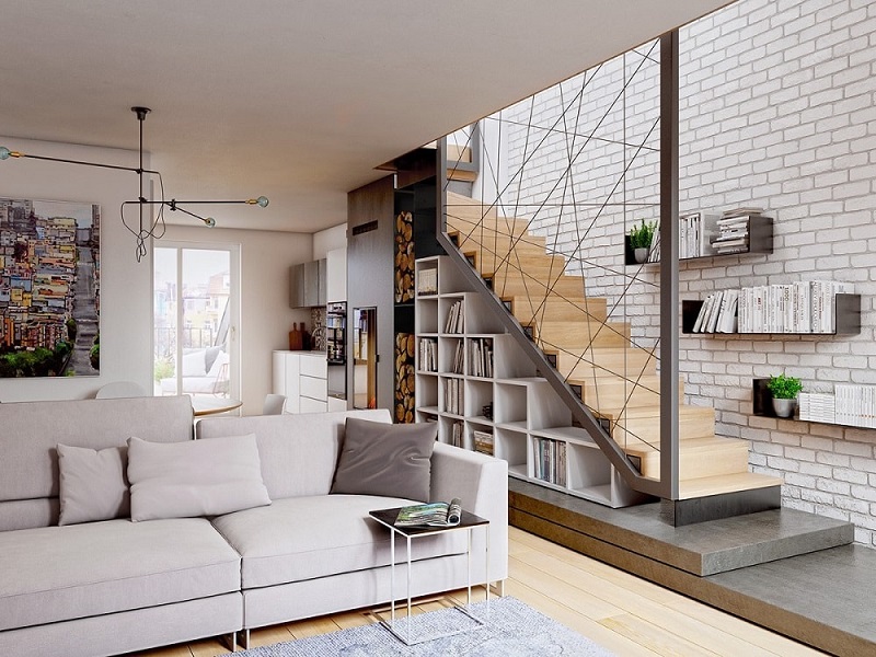 Ưu điểm khi xây nhà lệch tầng 5x20