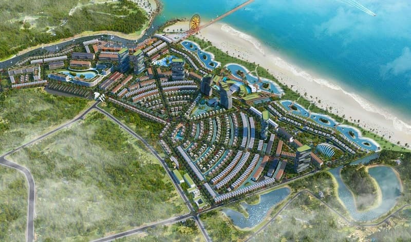 Venezia Beach tạo lạc ven biển có sông núi hữu tình chuẩn phong thủy