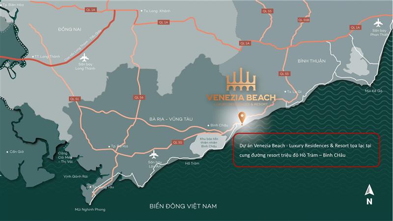 VENEZIA BEACH HỒ TRÀM - BÌNH CHÂU CƠ HỘI ĐẦU TƯ ĐẮT GIÁ