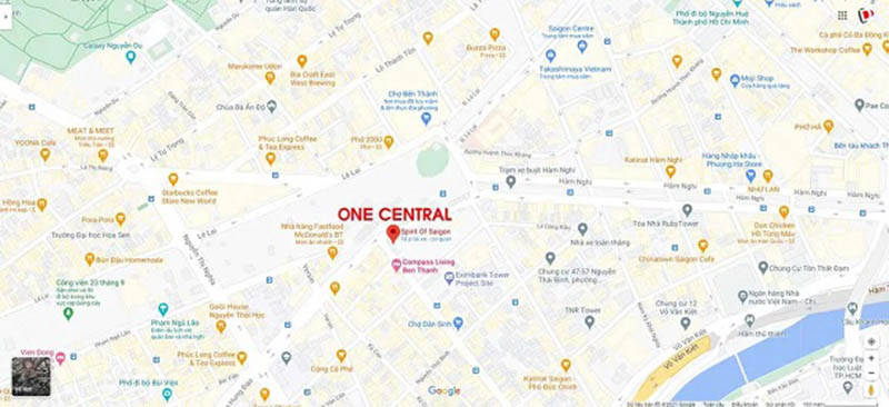 Vị trí Dự án căn hộ One Central - Nơi ở của sự đẳng cấp