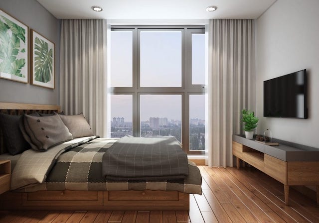 Cách thiết kế phòng ngủ 20m2 rộng rãi, đơn giản và bắt mắt 