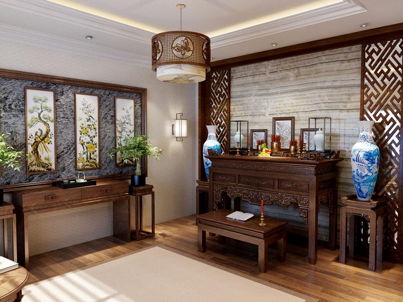 Với những ngôi nhà ở phố không nên đặt bàn thờ ở tầng trệt