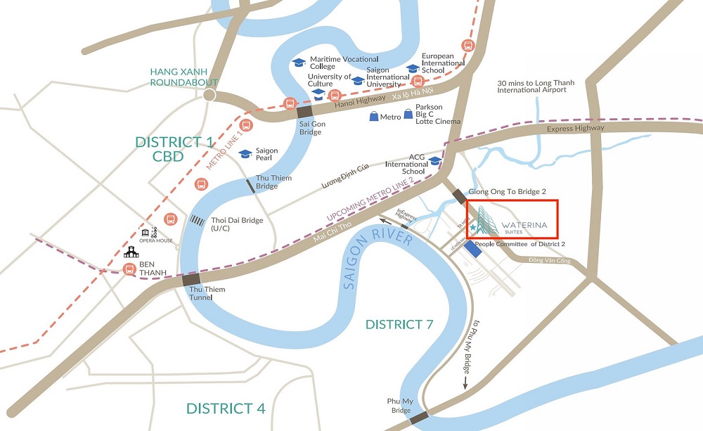 WATERINA SUITES QUẬN 2