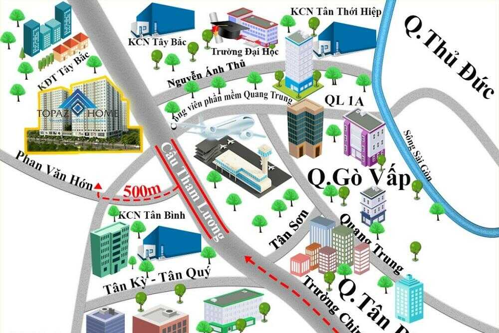 TOPAZ HOME QUẬN 12 THAM LƯƠNG