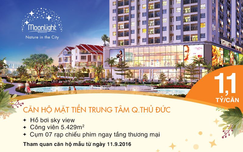 THÔNG TIN DỰ ÁN MOONLIGHT RESIDENCES