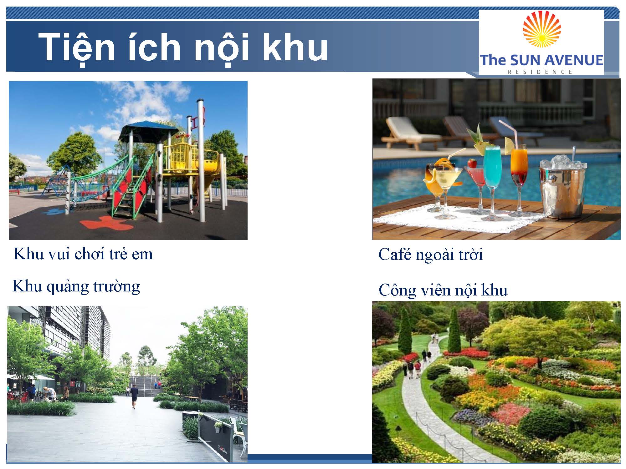 tiện ích the sun avenue đa dạng