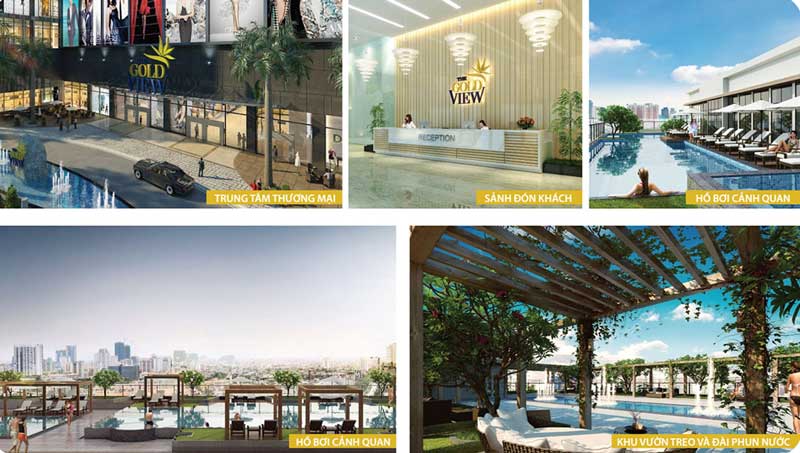 hệ thống tiện ích hiện đại tại the gold view