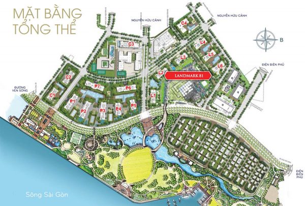 MẶT BẰNG VINHOMES CENTRAL PARK