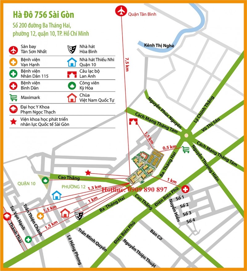 VỊ TRÍ HÀ ĐÔ 756 SÀI GÒN
