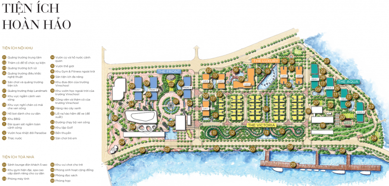 hệ thống tiện ích hoàn hảo tại căn hộ Auqa Vinhomes Golden River