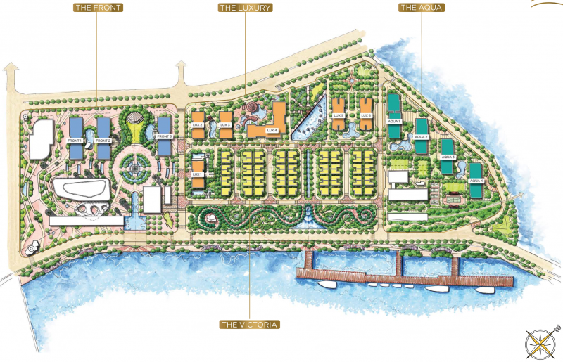 vị trí toà Aqua 1 Vinhomes Golden River