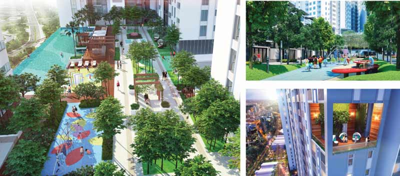 21 khu sân vườn tại dự án hà đô centrosa