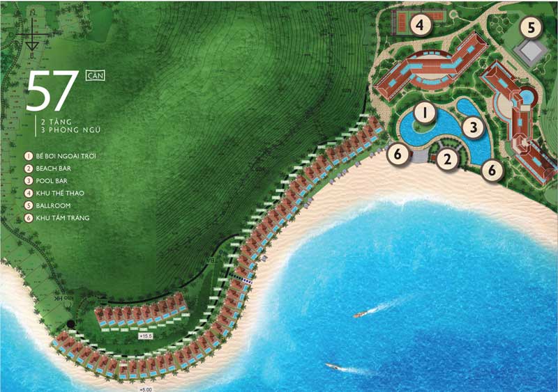 tiện ích biệt thự biển bãi trũ nha trang