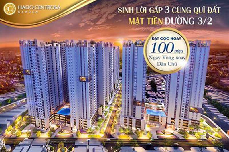 đầu tư sinh lợi tại hado centrosa quận 10