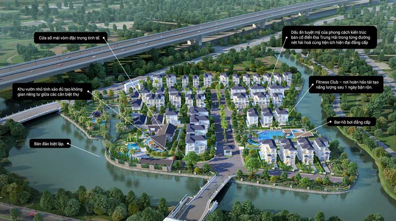 tổng thể dự án the venica