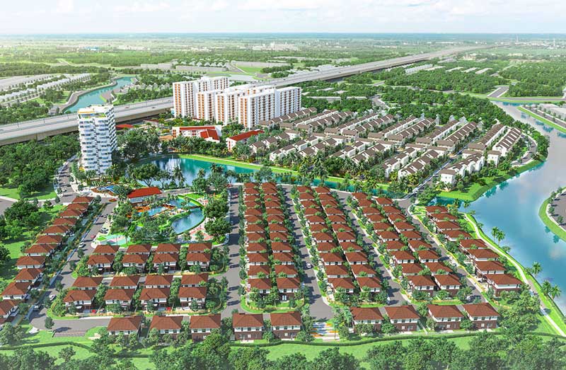 tổng thể biệt thự valora kikyo